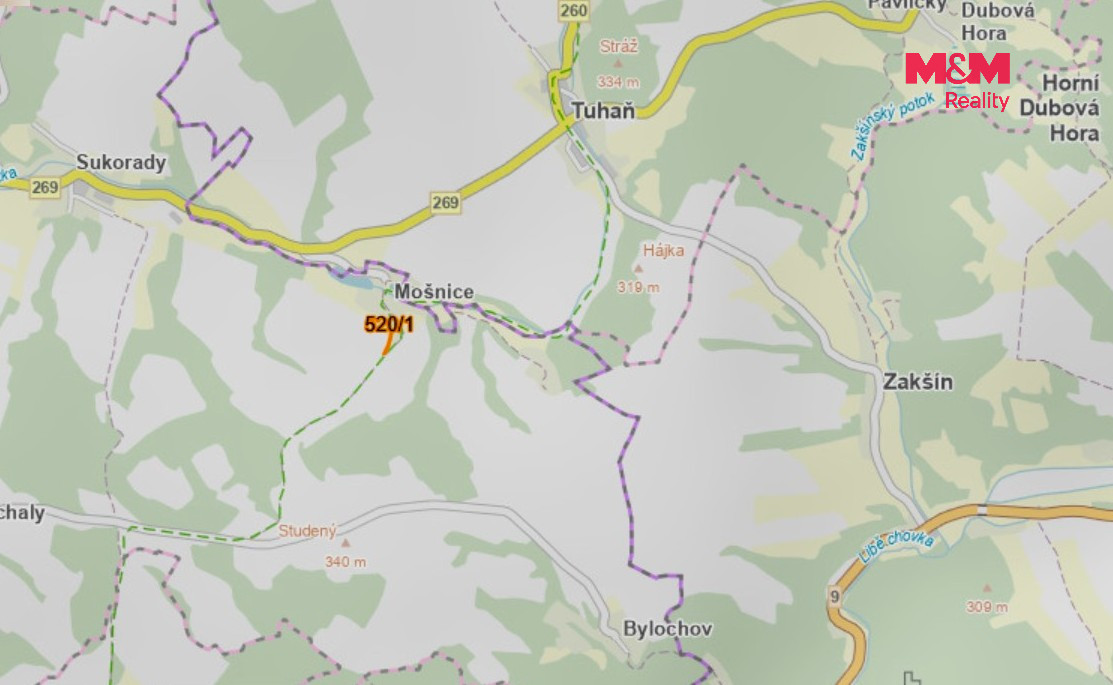 Prodej louky, 734 m², Snědovice-Mošnice - 2