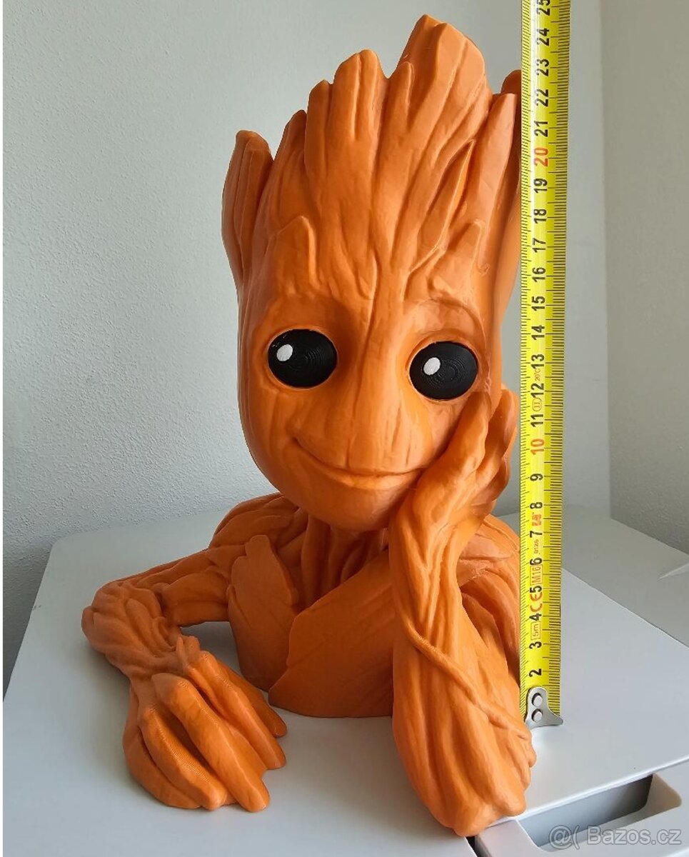 Groot květináč, 3d tisk - 2