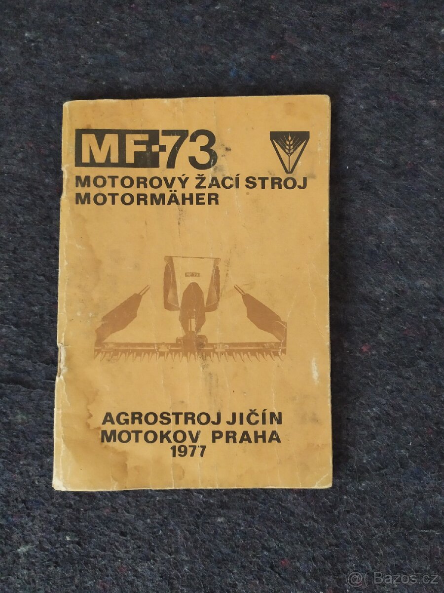 Instrukční knížky strojů - 2