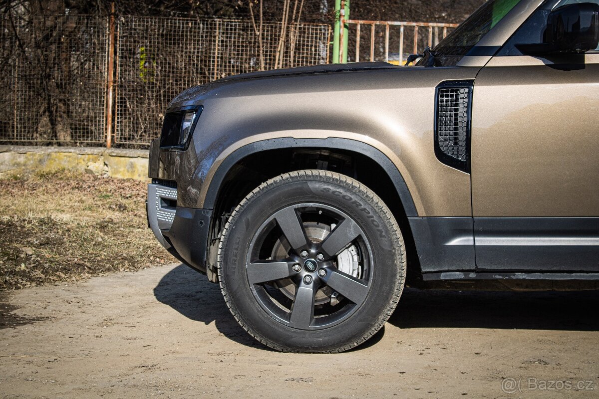 Defender 110 P400, nelakované, el. ťažné, DPH, veľmi pekné