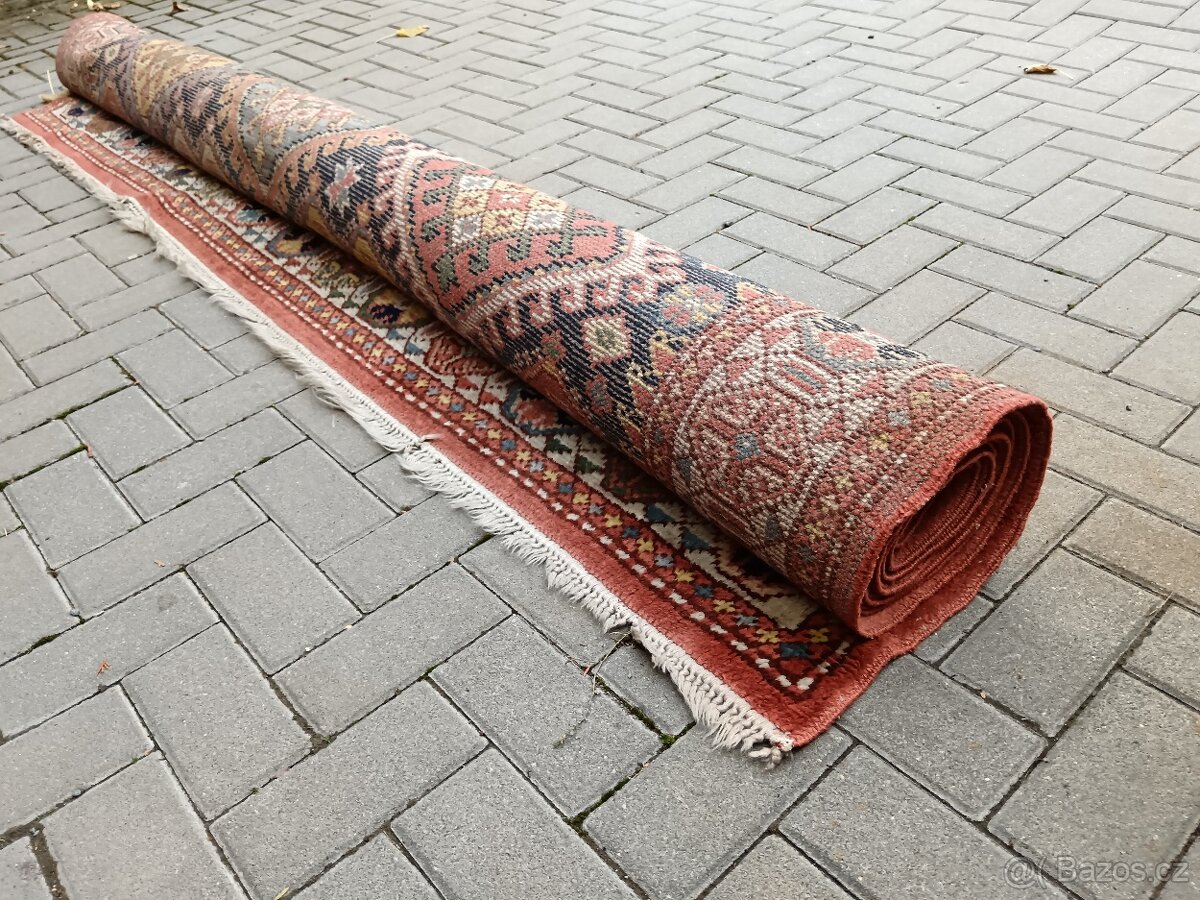 Ručně tkaný koberec 3,5 m x 4,5 m 1920 - 2