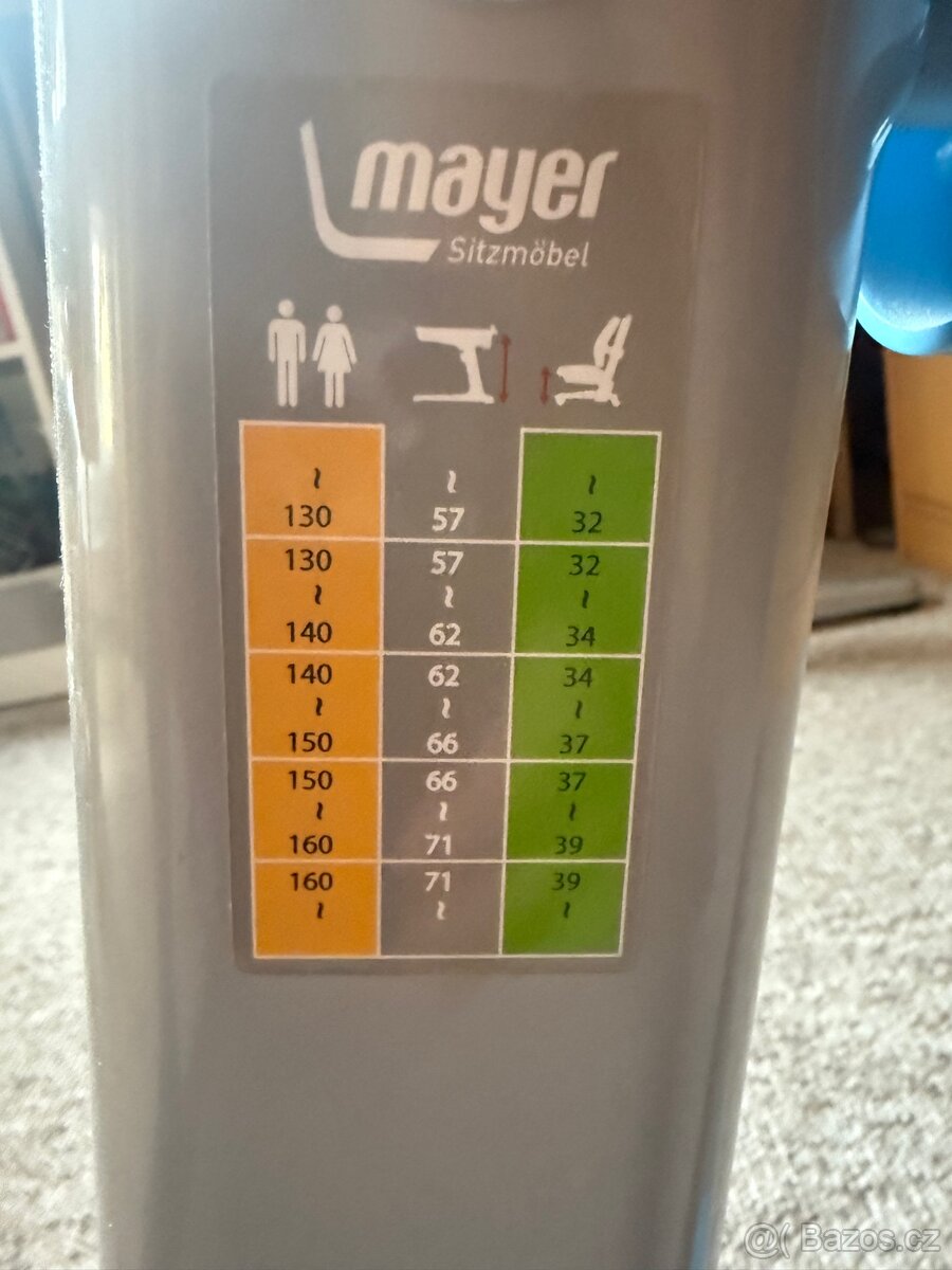 Dětský modrý rostoucí stůl Mayer JUNIOR 32W1 - 2