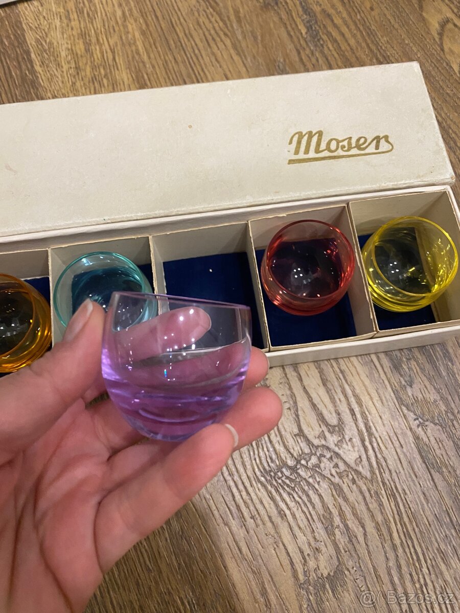 Moser Culbuto sklenicky na destilaty/panaky - 2