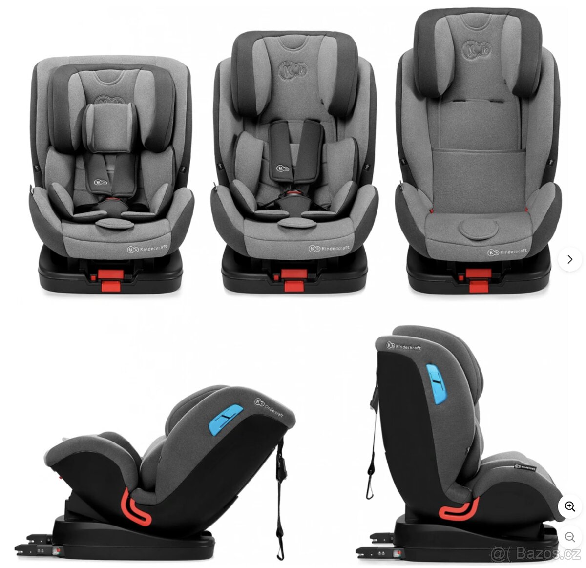Autosedačka Kinderkraft Vado Isofix 2020 Grey 0-25 kg - 2