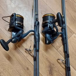 2x rybářský kaprový prut s navijákem - 2