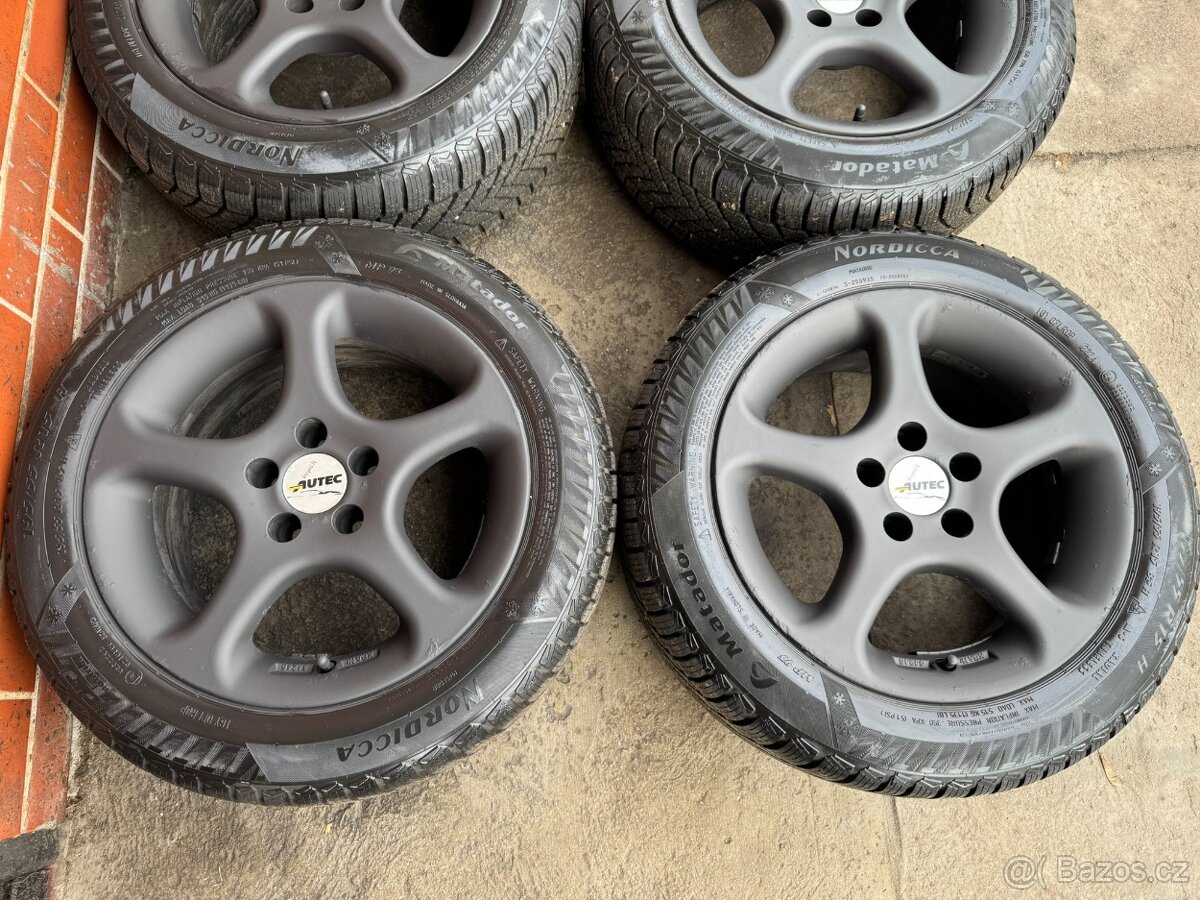 Alu 15" 5x100 BLACK MAT zimní 99,8%, Fabia Roomster - 2