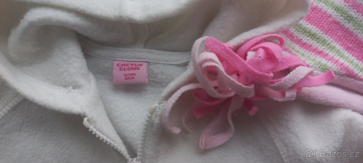 fleesová mikina 12 - 18 měsíců vel. 80 - 2