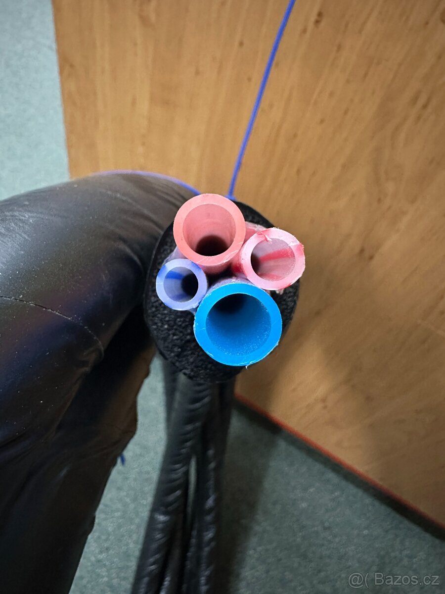 PYTHON - hadice v izolaci 2x pivno 9,5mm + 2x voda 12.7mm - 2