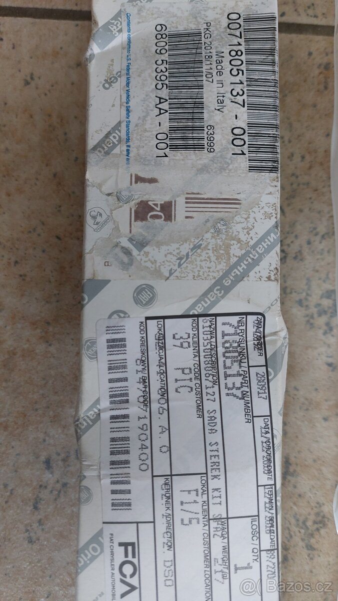 Nová ramínka sterace Fiat - 2