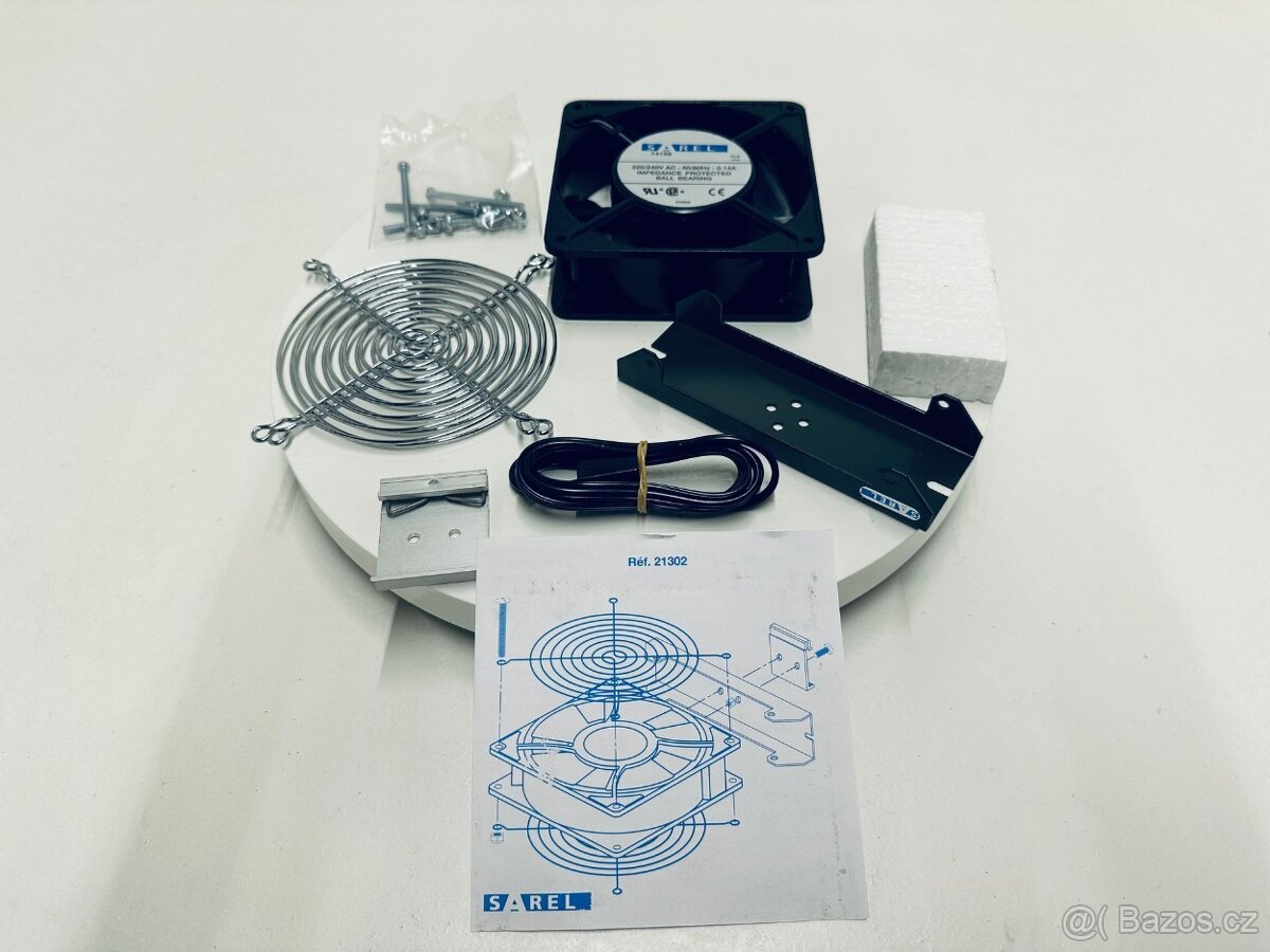 Ventilátor Sarel 74156 220/240V AC 50/60Hz 0,14A - 2