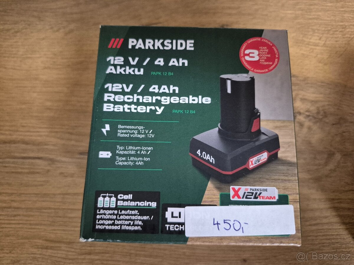 Akumulátor ah4 V12 parkside - 2