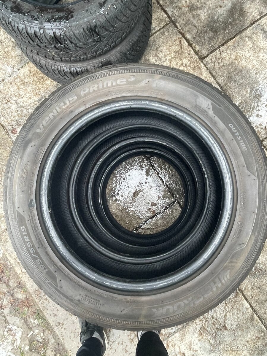 Sada letních pneu 195/55/15 Hankook - 2