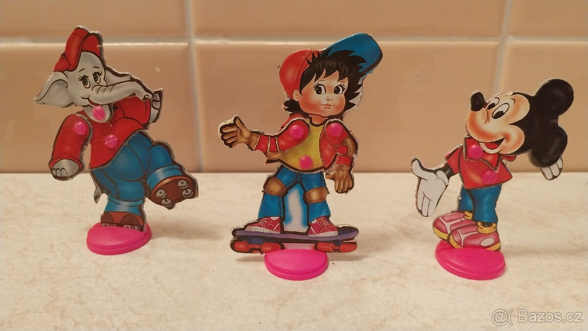 KUKLA MUKLA pohyblivé figurky, KINDER postavičky, miniatury - 2