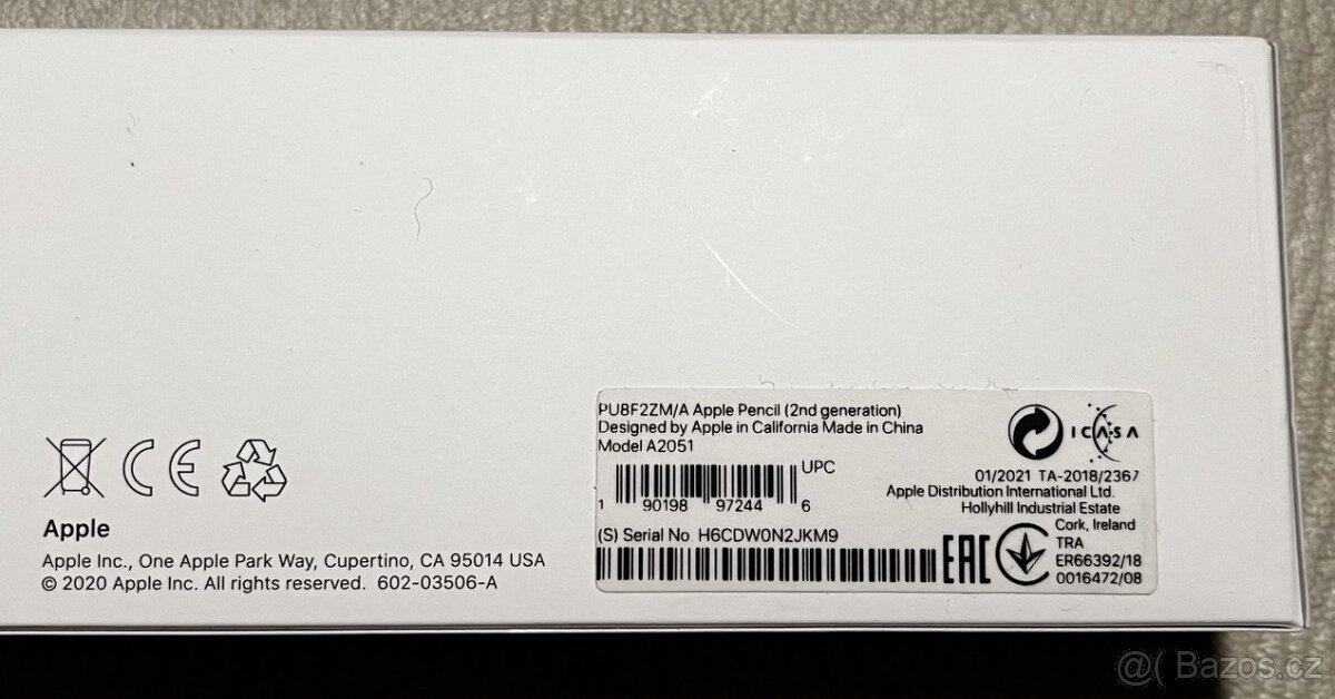 Apple Pencil 2. generace - 2