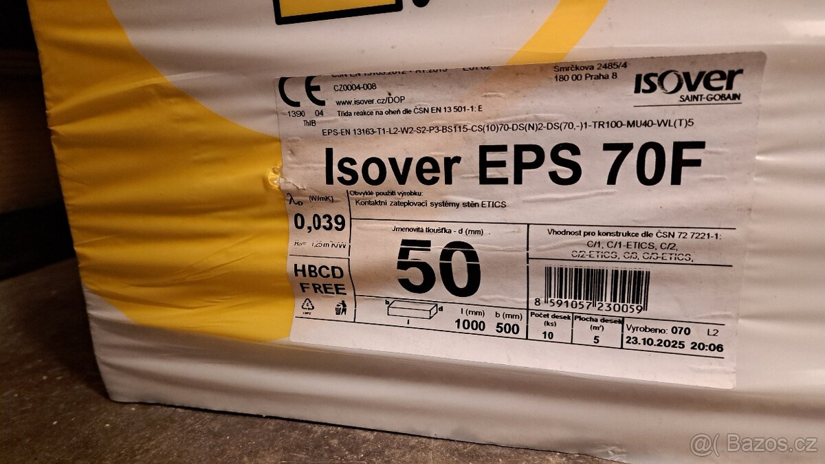 Polystyren tl. 50 mm - 2