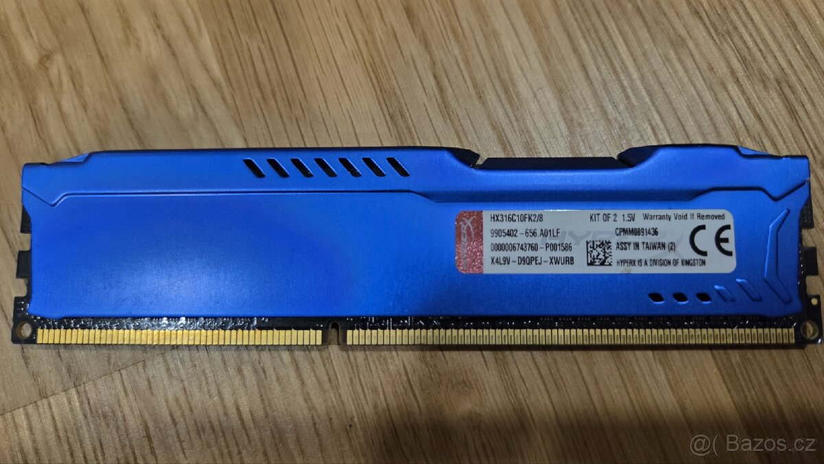 Kingston 2x4GB DDR3 1600 - 2