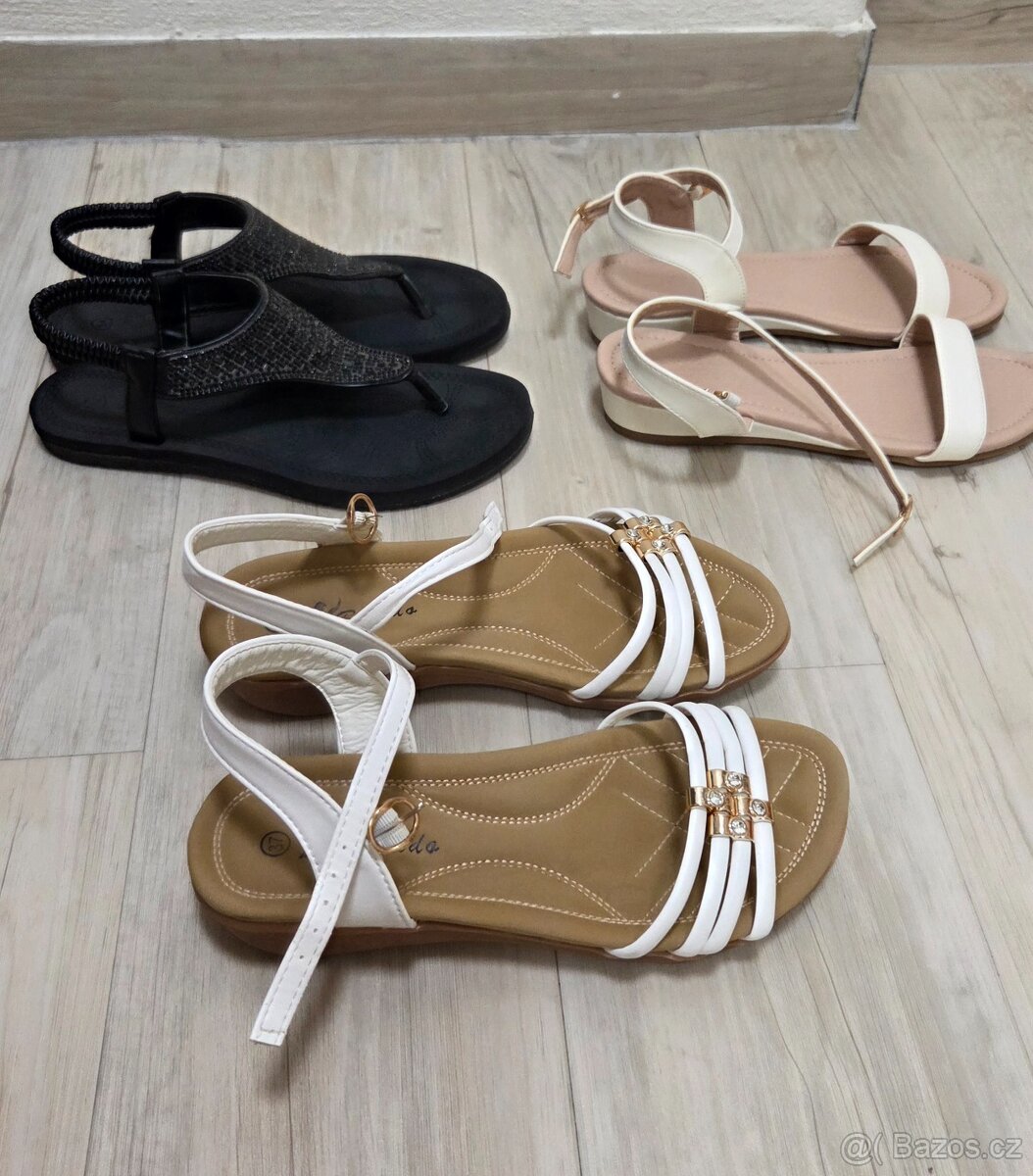 Sandály 2x vel 36 a 1x vel 37 - 2