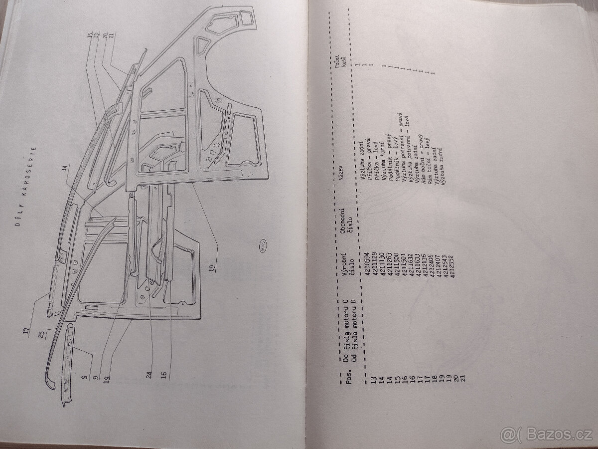 FIAT 128, KATALOG ND, MOTOTECHNA, 1975 - 2