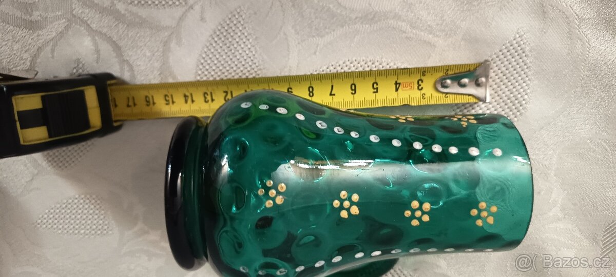Dkleněný džbánek- secese-foukané sklo - 2