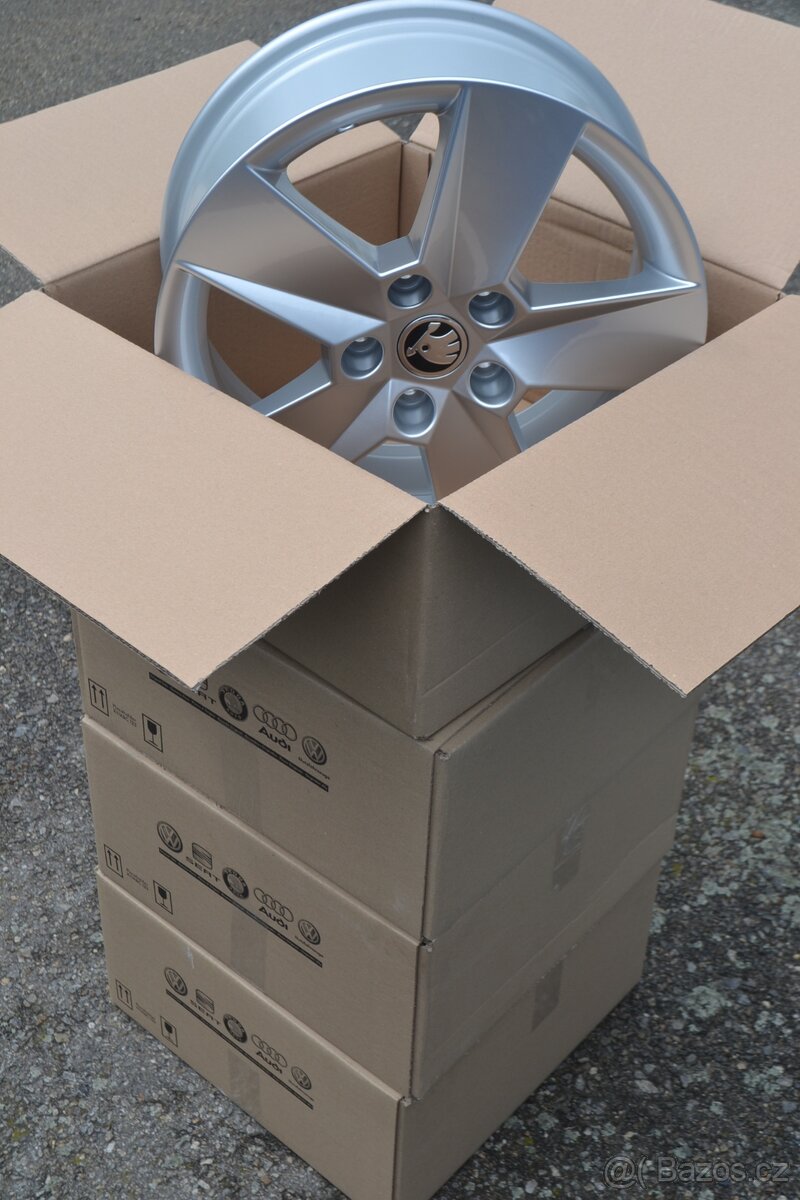 Š.Octavia III+ Oct.IV + facelift– NOVÉ 16 orig. Alu disky . - 2