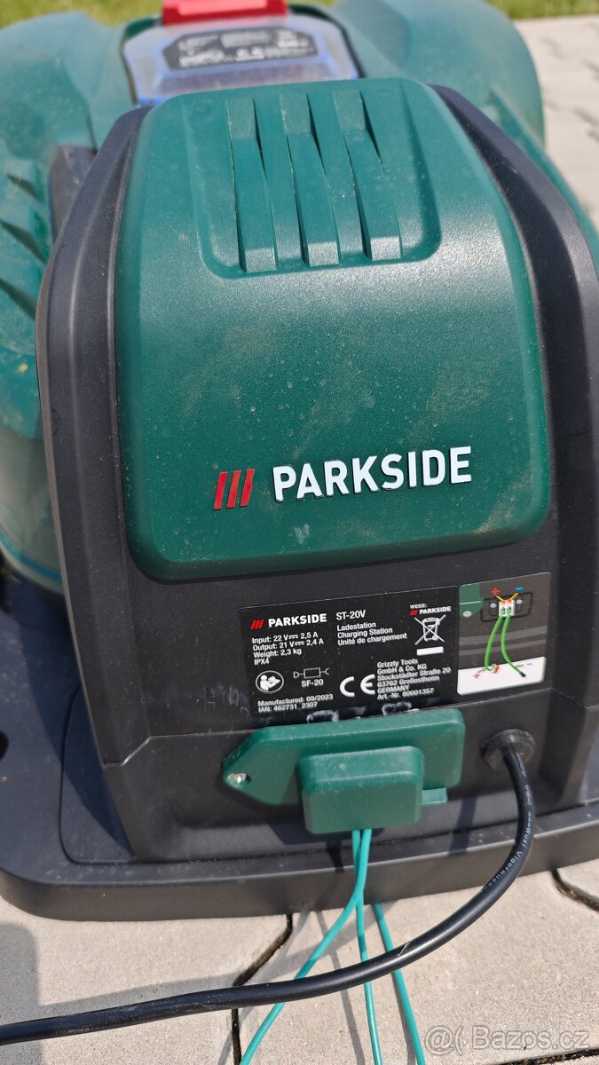 parkside robotická sekačka smart pmrda 20-li b2, 4 ah - 2