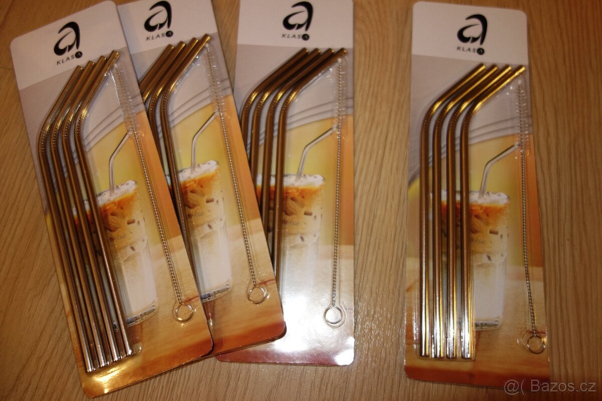 Nerezové brčka NOVÉ - 2