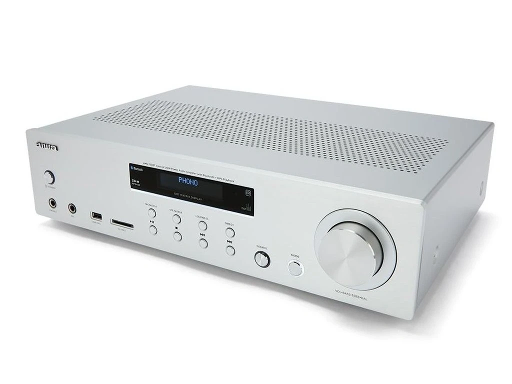 Prodám zesilovač AIWA AMU-120BT Silver - 2