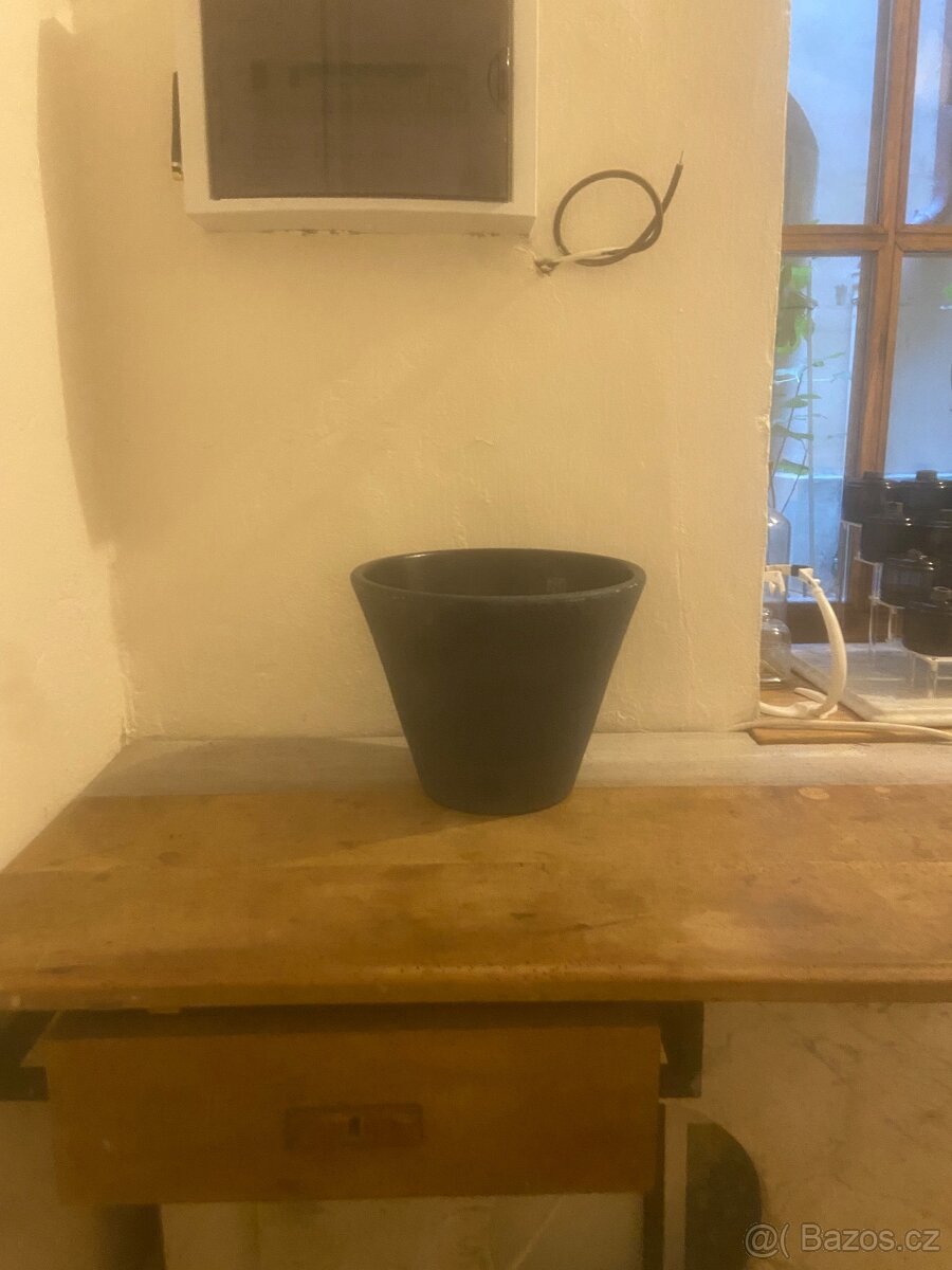Keramický květináč + 2 x obal na pokojovku - 2