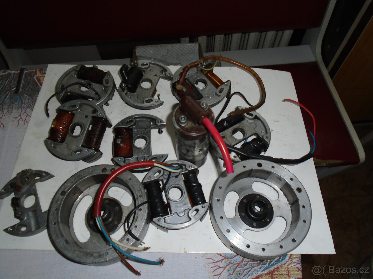 Prodám kostru sedla na S11 a další díly - 2