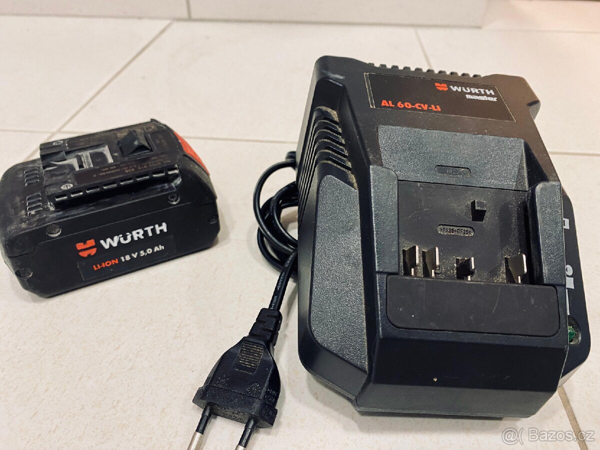 Wurth nabíječka plus Baterie - 2
