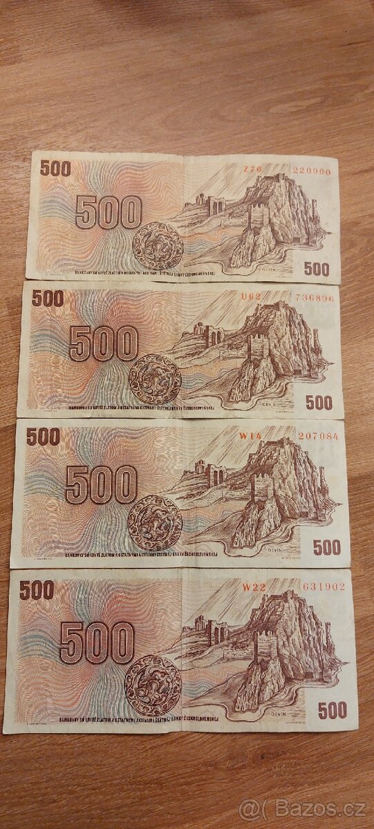 Bankovky ČSSR 1973 - 2