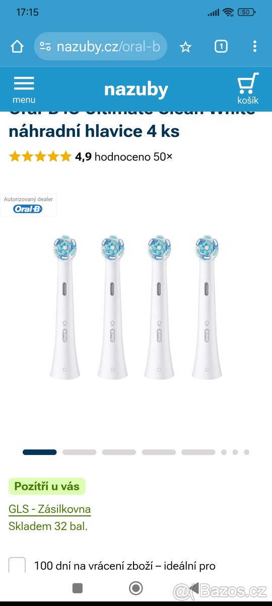 Náhradní nástavce na Oral -B - 2