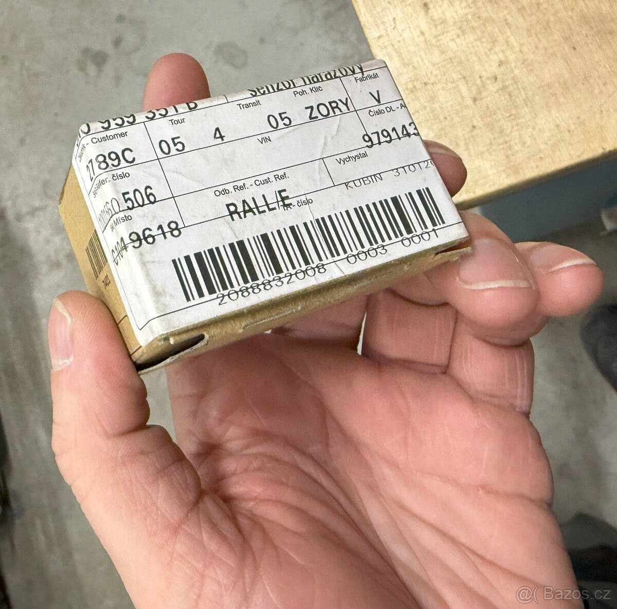 Senzor nárazový Škoda Superb II. - 2