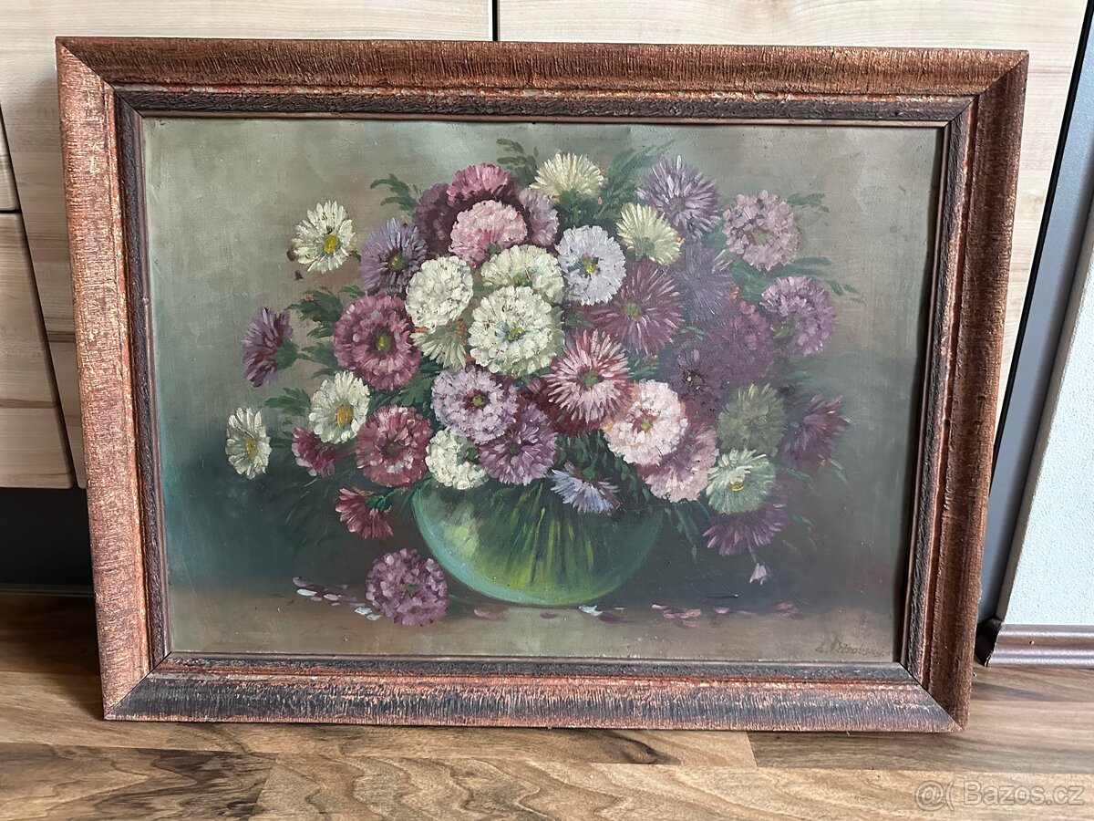 Obraz plátno A. Petrovský ?? Kytice - 2