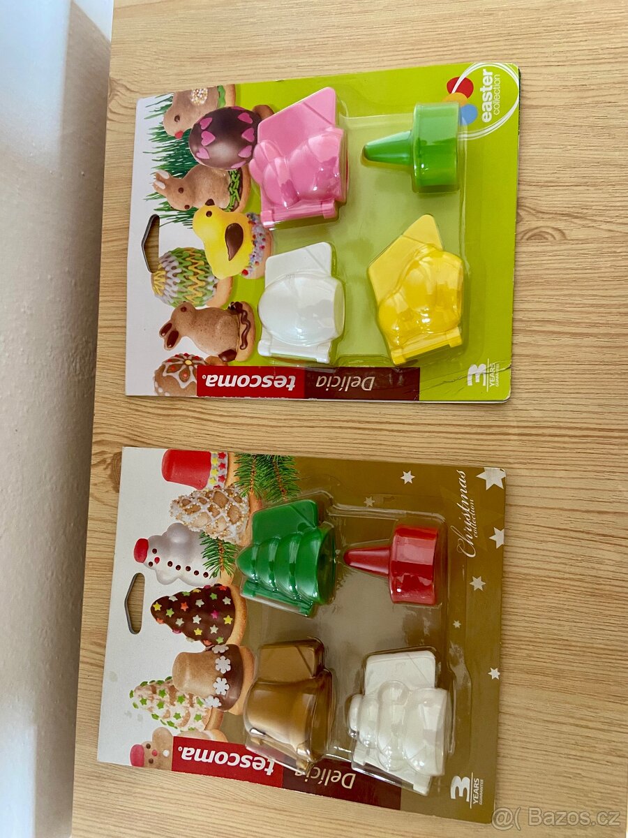 Zdobicí sáček, formičky, váleček na těsto, stojan s tryskami - 2