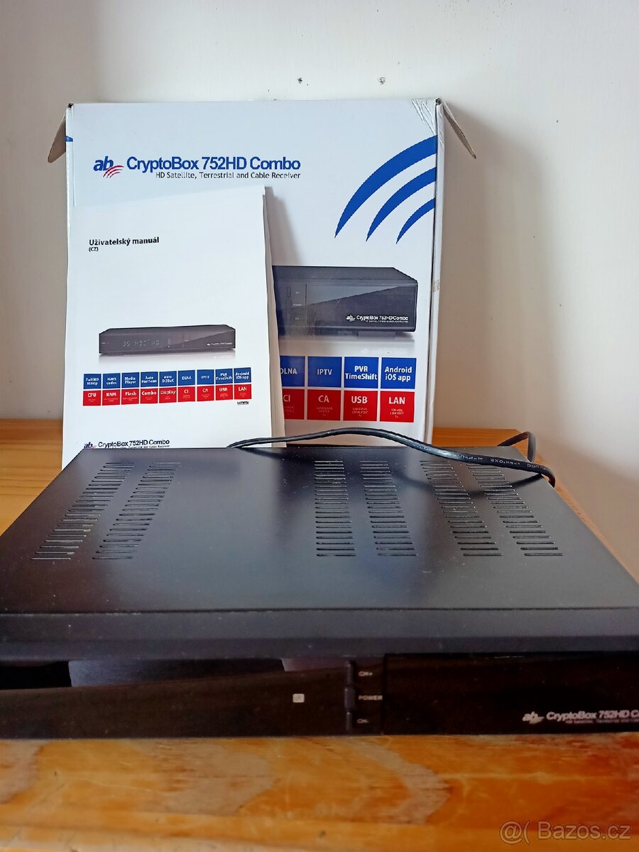 Satelitní přijímač AB Cryptobox 752HD Combo - 2