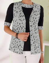 Tričko s vestou NOVÉ - SLEVA - 2