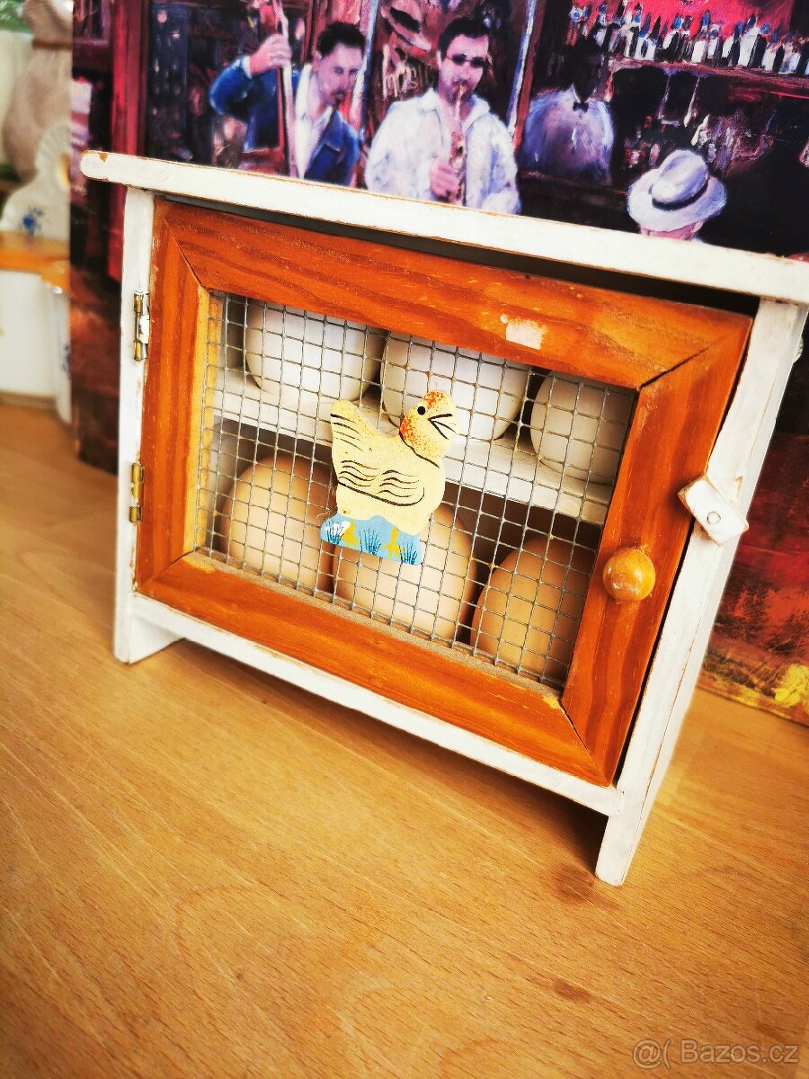 Dřevěné dekorace na vejce a čaj - 2