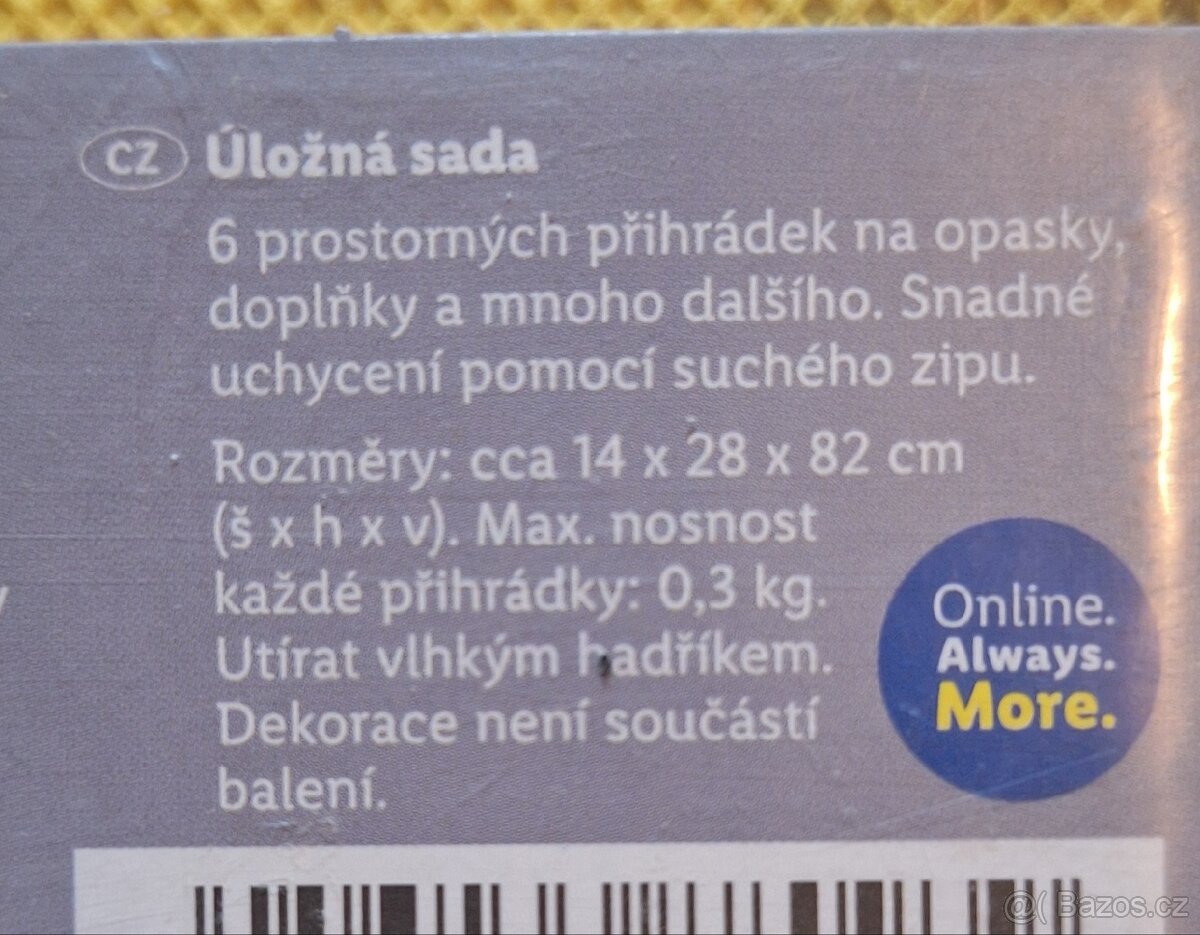 Závěsný organizér - 2