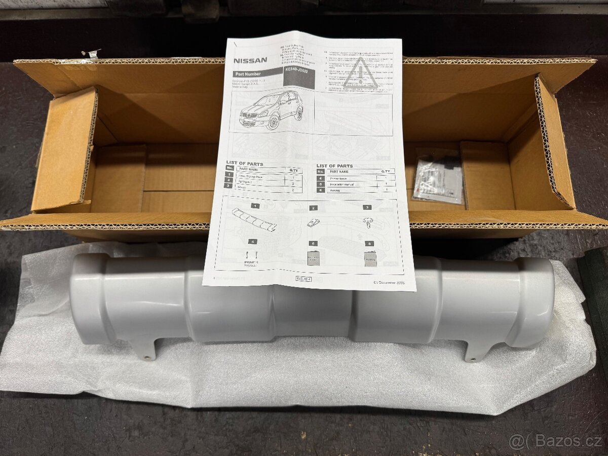 Přední spoiler nárazníku Nissan Qashqai J10 / Díly - 2