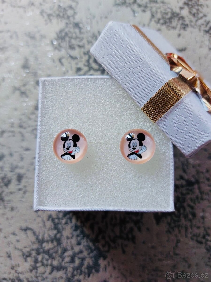 Náušnice Mickey Mouse 12 mm - 2
