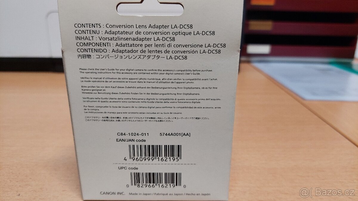 Canon LA-DC58 adaptér předsádek - 2
