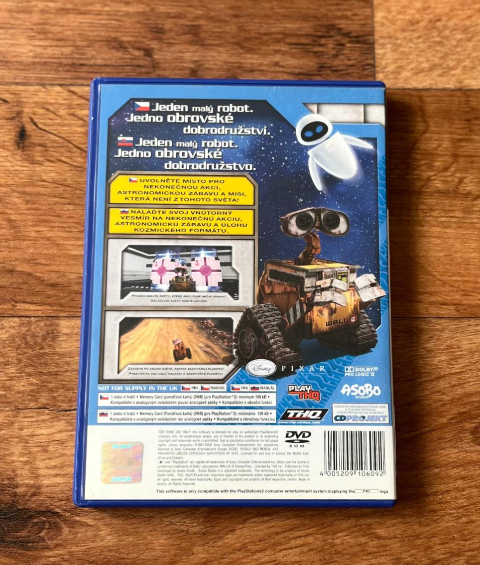 Hra Sony PS2: Disney Pixar Vall-I (CZ dabing) - 2
