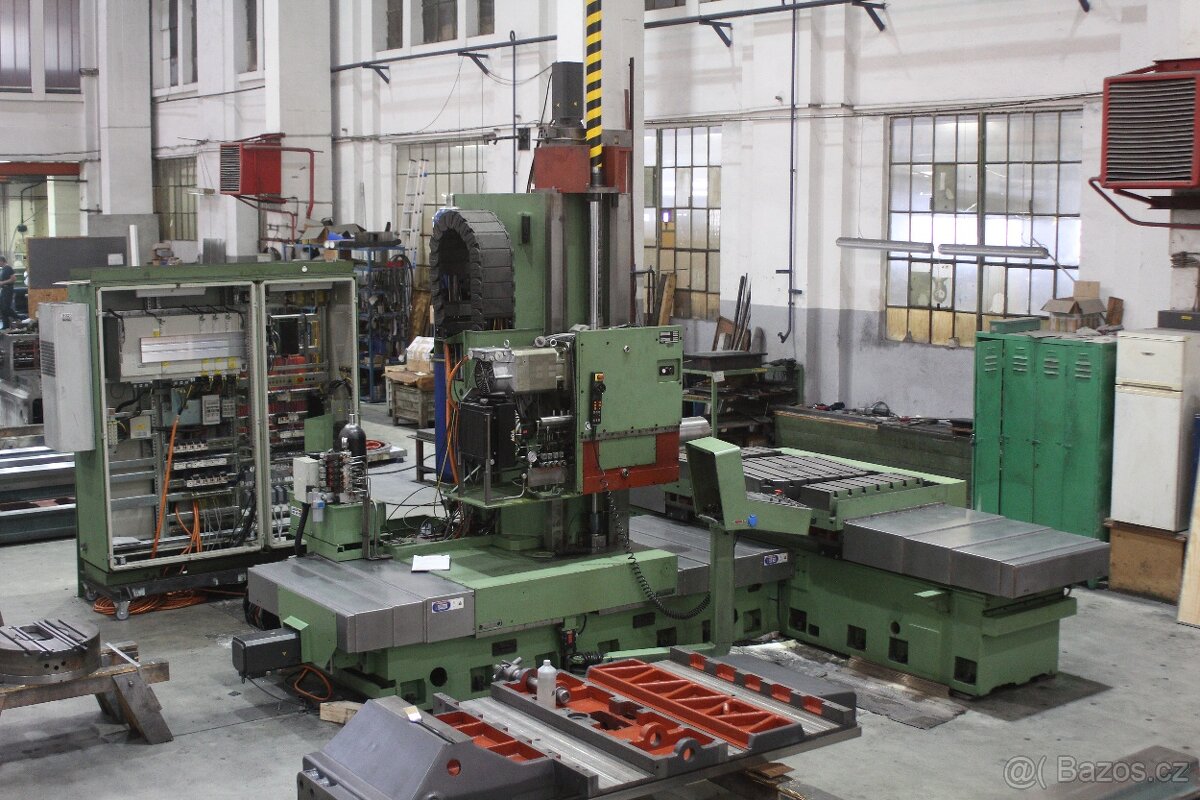 Vodorovná vyvrtávačka křížová - WFQ 80 CNC, GO 2008 - 2