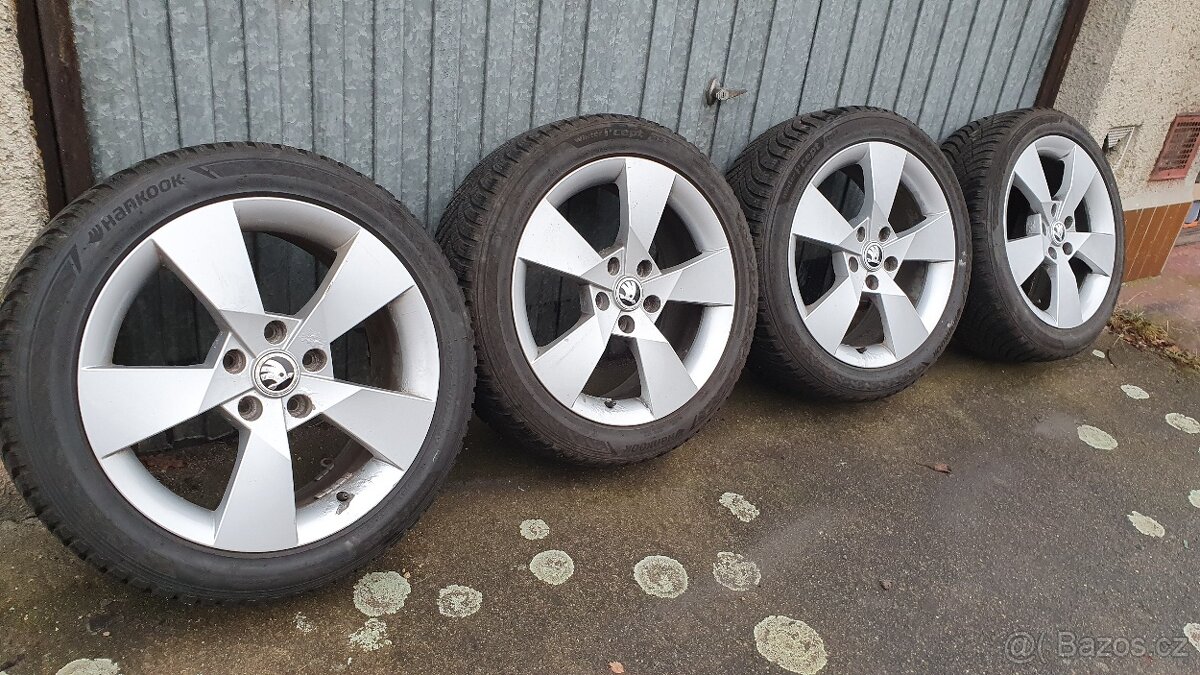 17" Škoda rozteč 5x112 zimní - 2