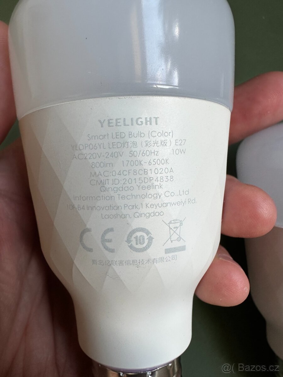 2x chytrá barevná žárovka Yeelight - 2