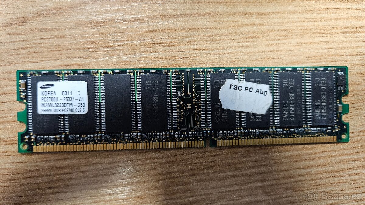 Paměti RAM - DDR2, PC2700, PC2100, PC133 - 2