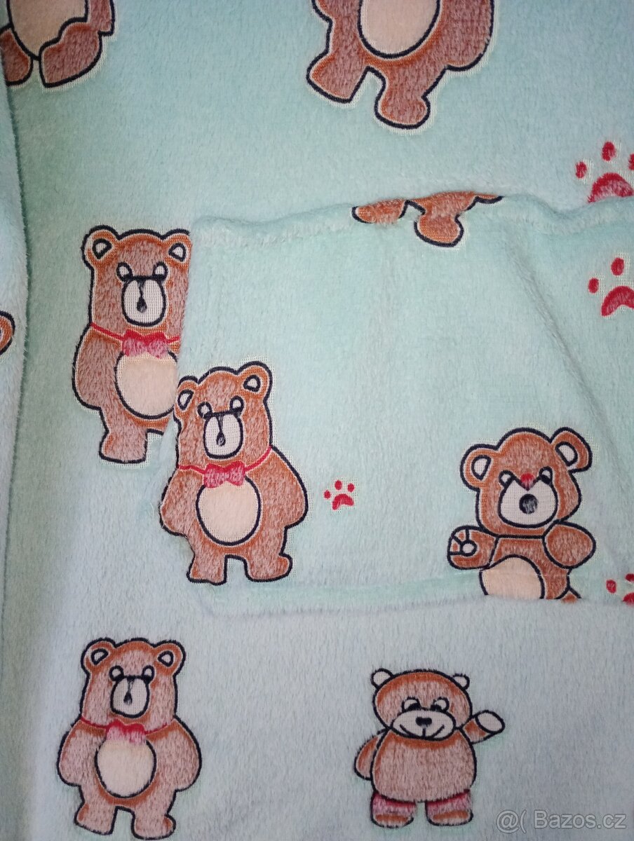 Nová unisex dětská teplá mikina Méďa - 2