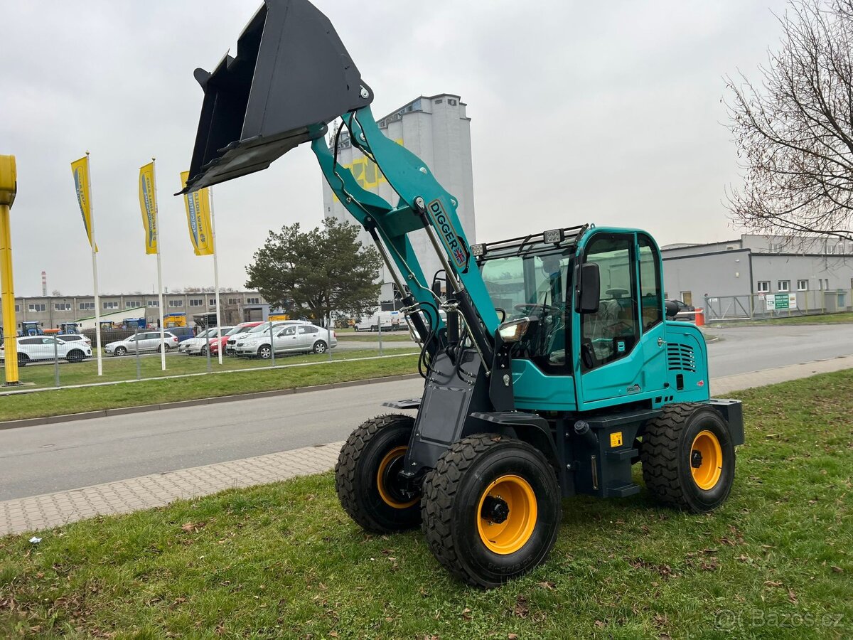 čelní nakladač, čelňák, kloubak, kloubový nakladač - 2