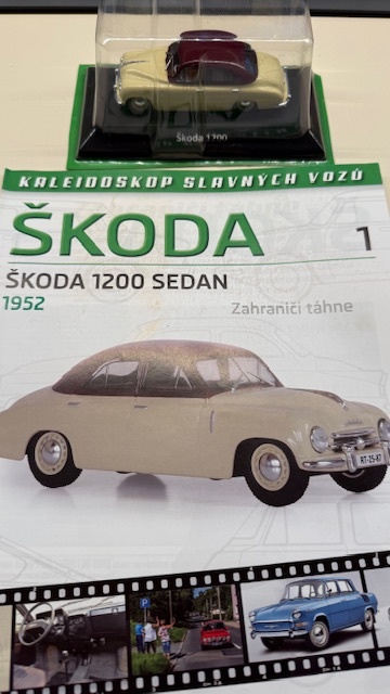 Modely auto ŠKODA 1:43 kolekce DeAgostini - 2